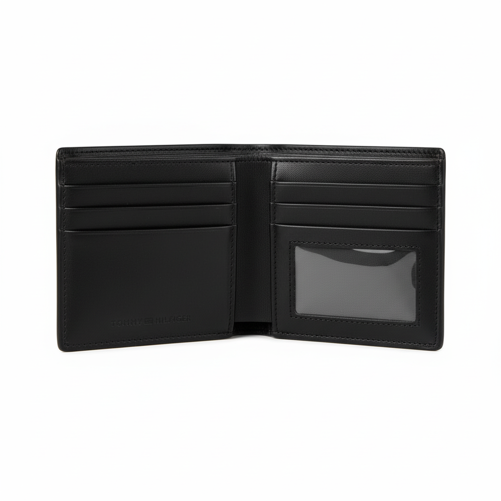 BLACK SOFT LEATHER WALLET