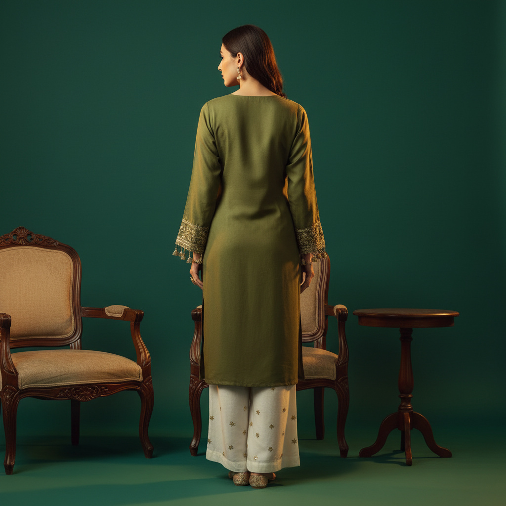 Back view showing details