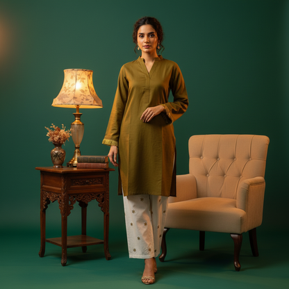 Front view without borders