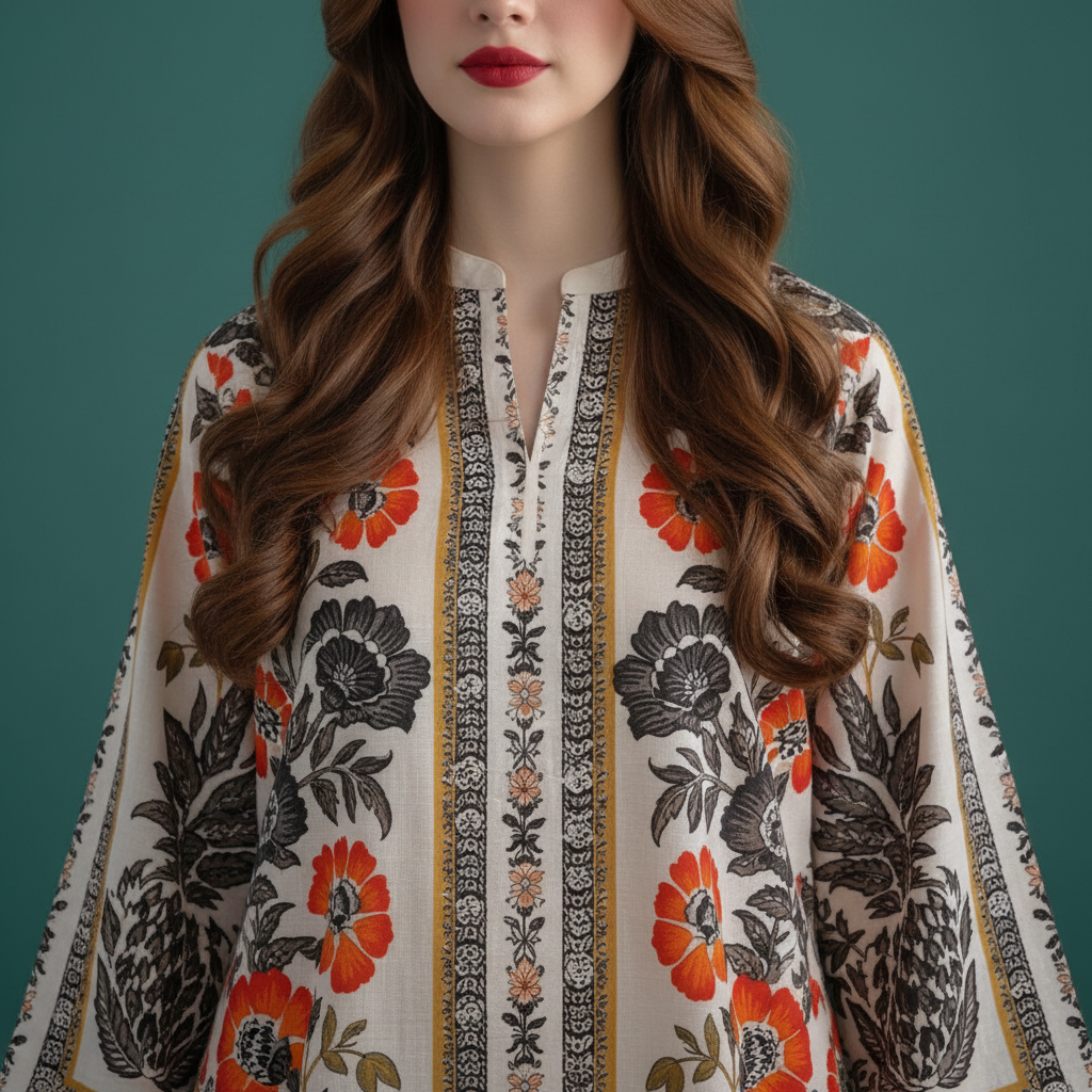 Printed Floral Blossom Coordinated Set