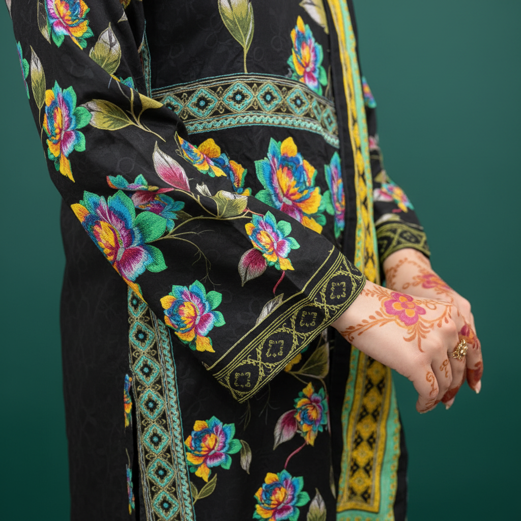 Sleeve Embroidery Detail