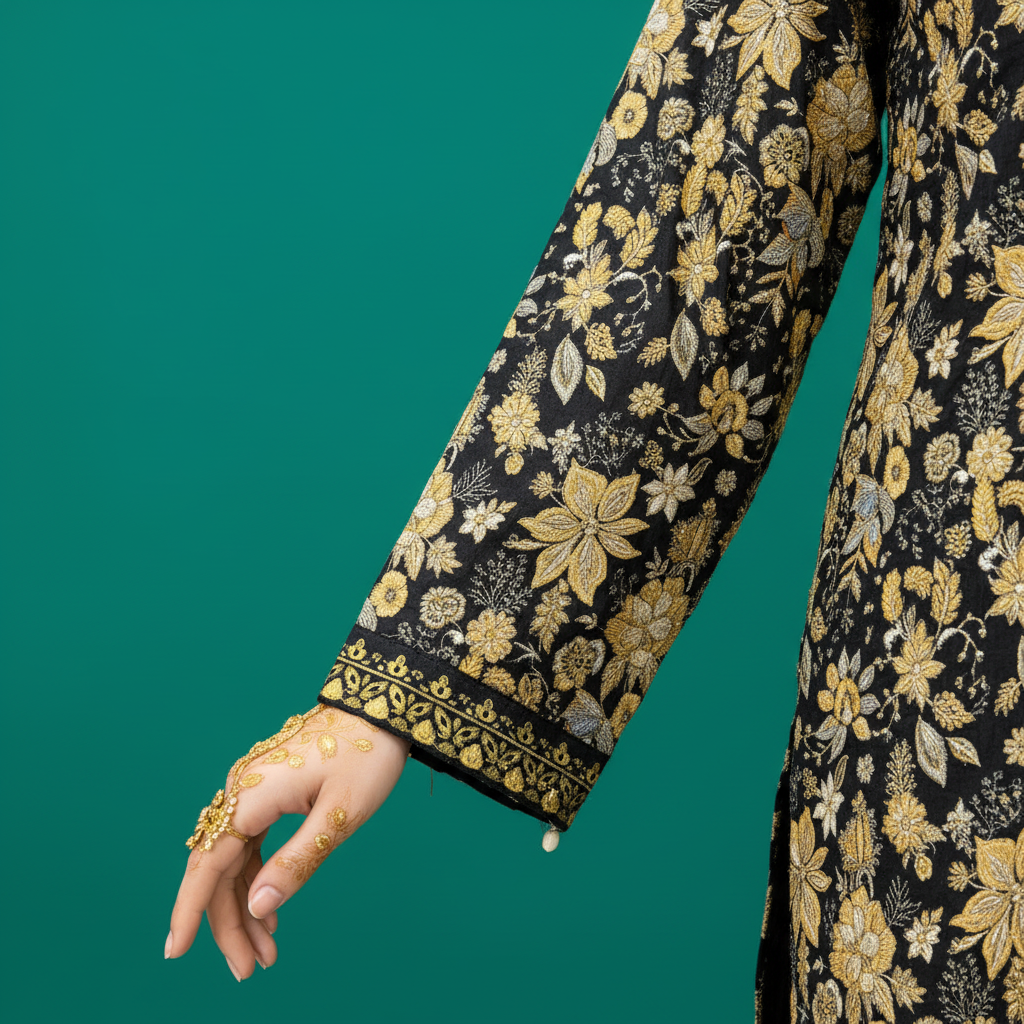 Sleeve Embroidery Detail