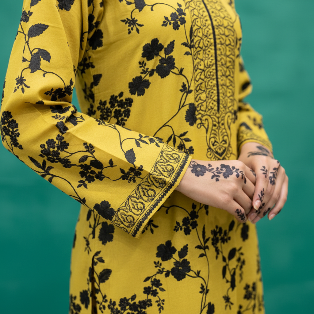 Sleeve Embroidery Detail