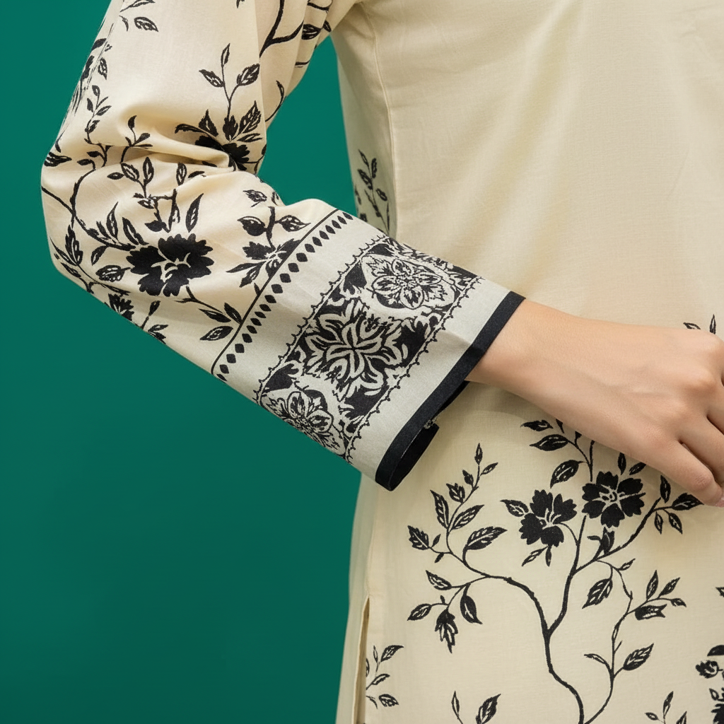 Sleeve Print Detail - Exact Design