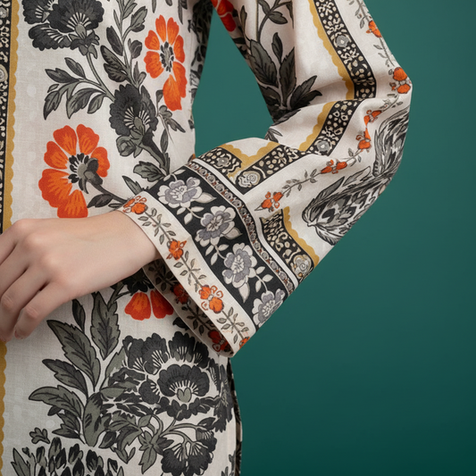 Printed Floral Blossom Coordinated Set